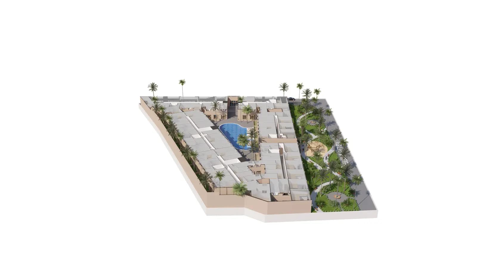 Marrakech — vue d'ensemble de la maquette